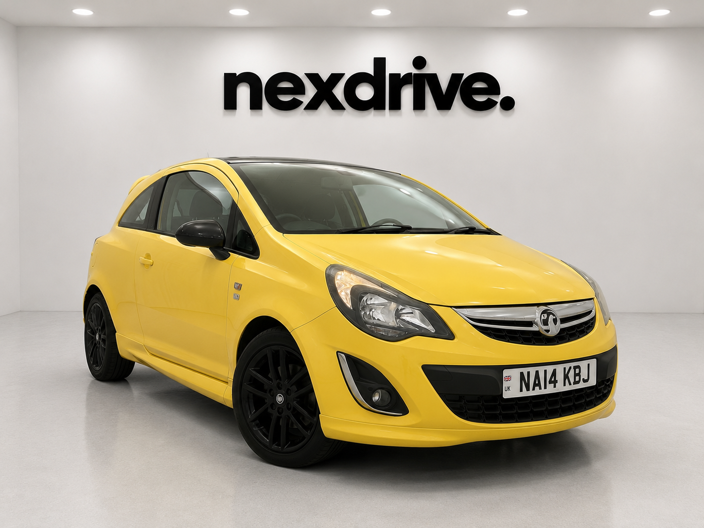 2014 Vauxhall Corsa front straight on