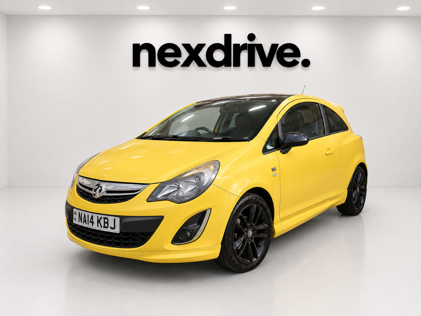 2014 Vauxhall Corsa rear three quarter